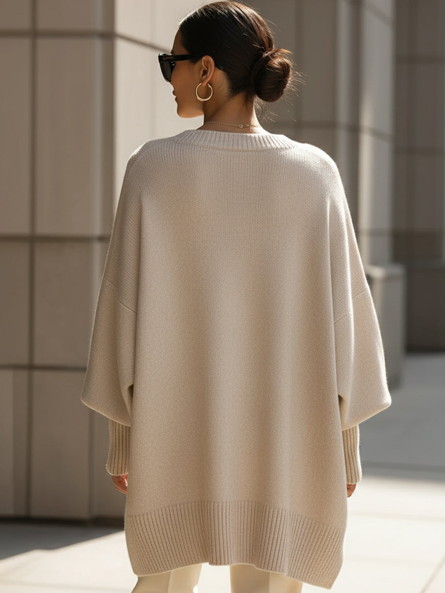 Mandy – Mühelose Eleganz Oversized Pullover