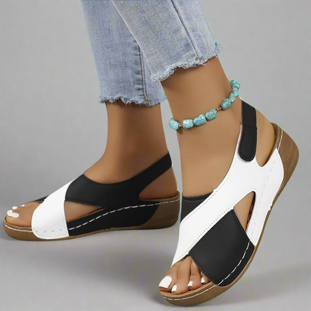 COLORBLOCK SLINGBACK-SANDALEN