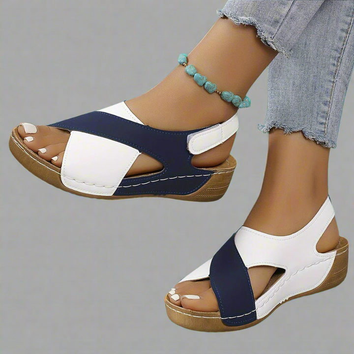 COLORBLOCK SLINGBACK-SANDALEN