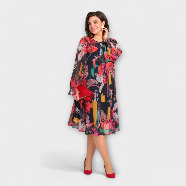 Caroline - Elegantes Plus-Size-Kleid für ultimativen Komfort