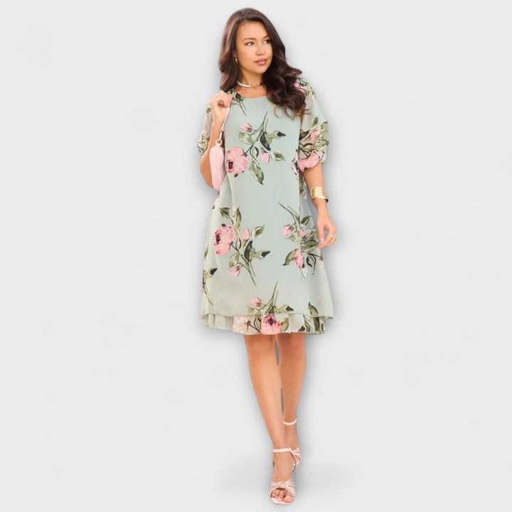 Aurora - Elegantes Chiffonkleid