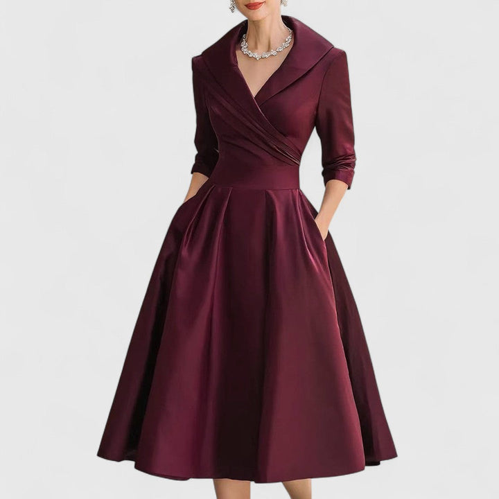 Marley Quinn | Elegantes Midi-Kleid