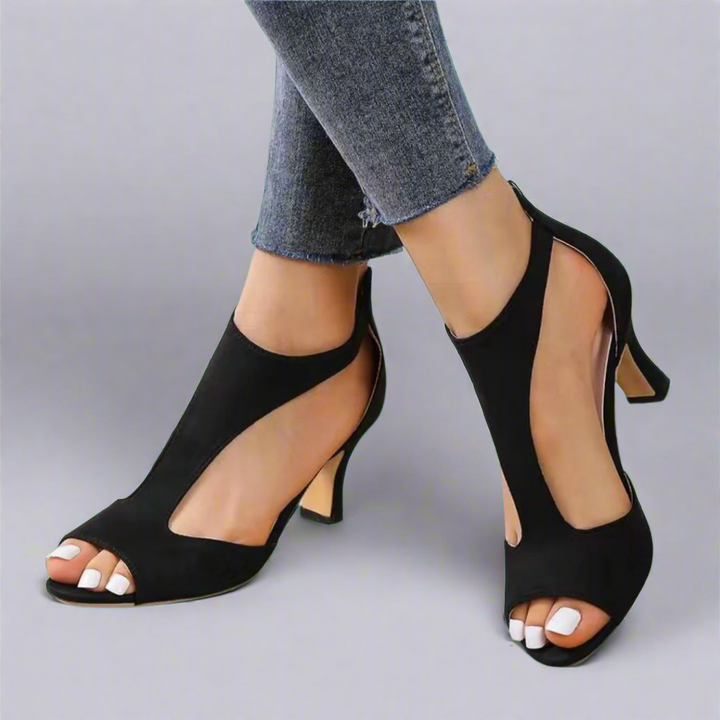 AUSSCHNITTE PEEP TOE FERSEN