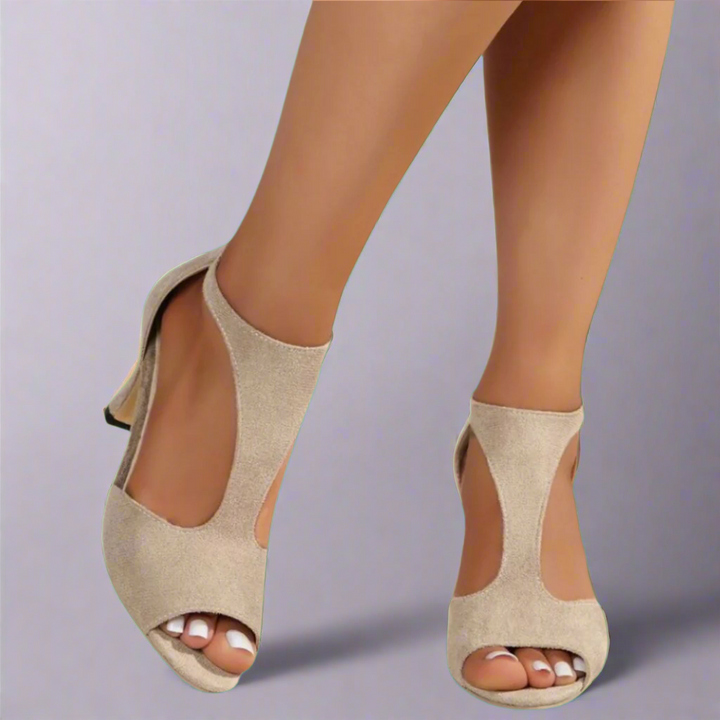 AUSSCHNITTE PEEP TOE FERSEN