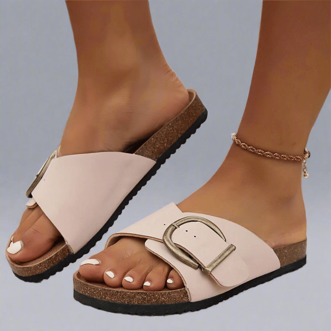 SCHNALLEN-SLIDE-SANDALEN
