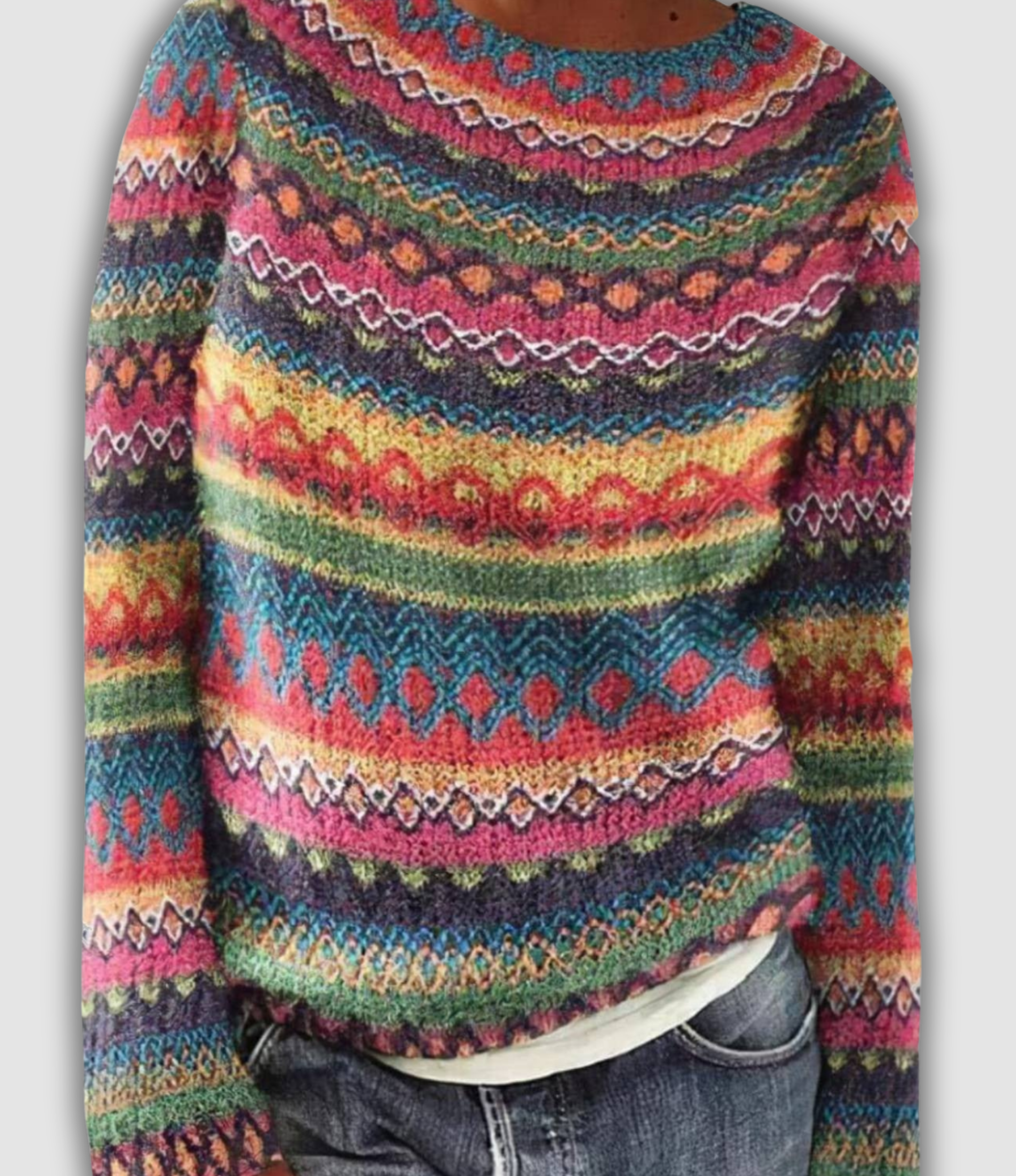 Dalia™ - Gemütlicher Retro Pullover