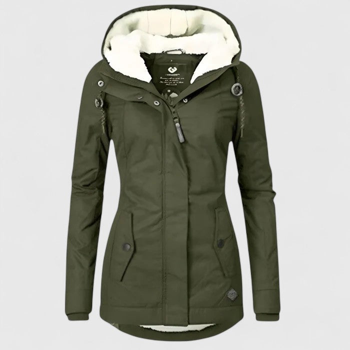 Seravia™ - Wasserdichte Winterjacke mit Kapuze