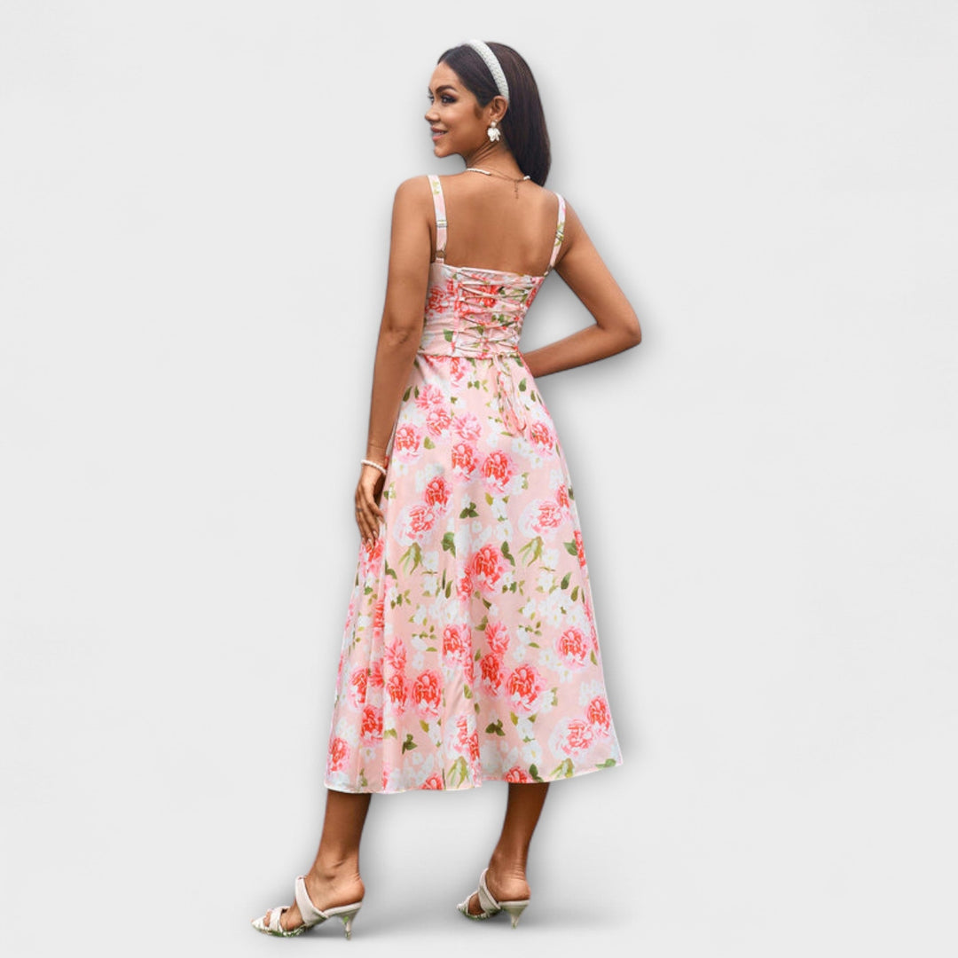 Hope - Rüschentop Kleid mit Schlitzdetail