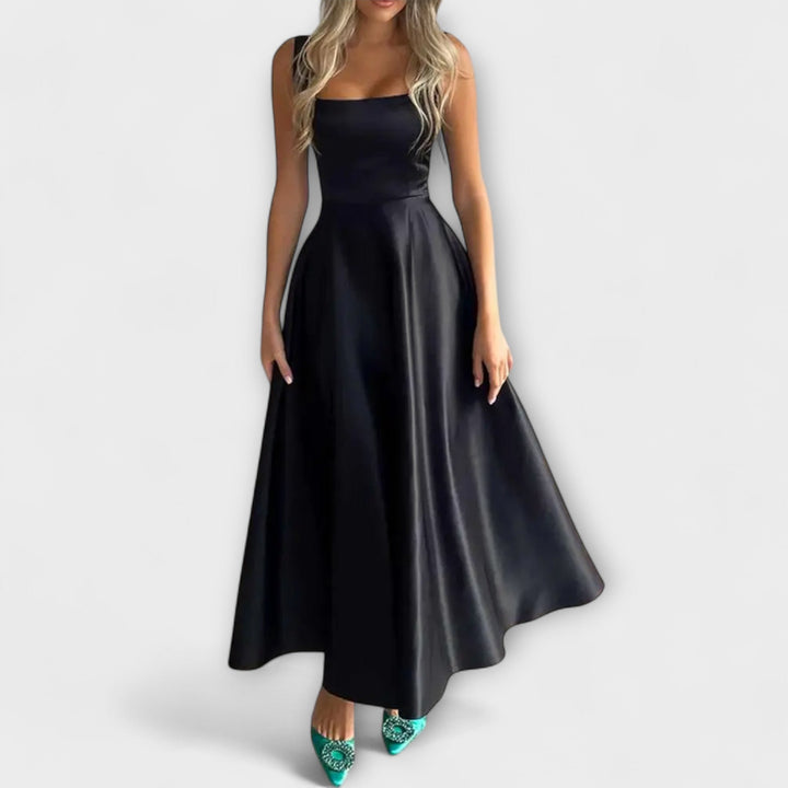 Aurora – Elegantes Midi-Kleid