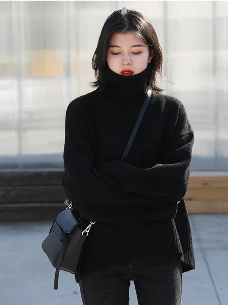 Lisa - Cozy Rollkragenpullover mit Relaxed Fit – Herbst Winter Essential