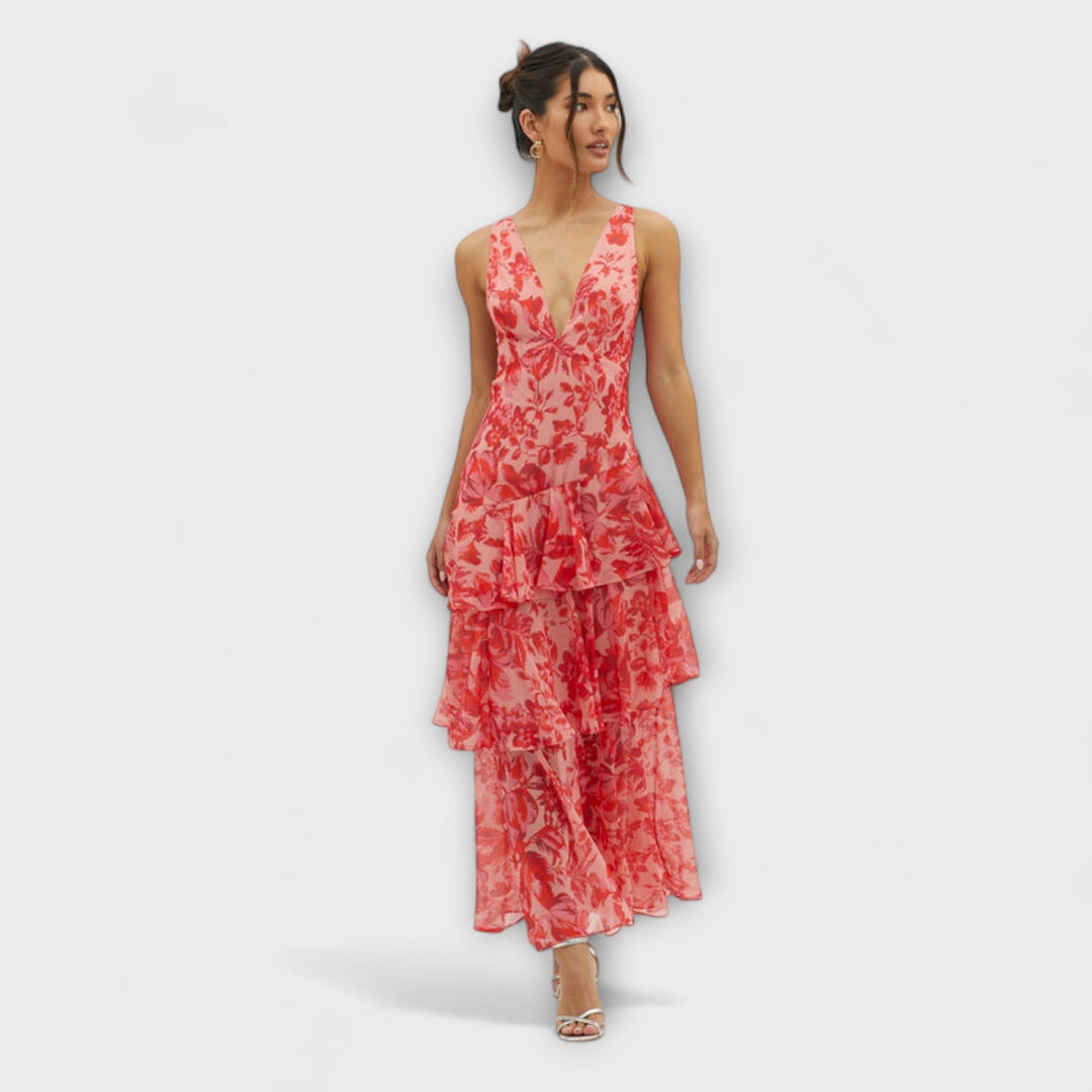 Faye - Bloom Shift Midi Kleid