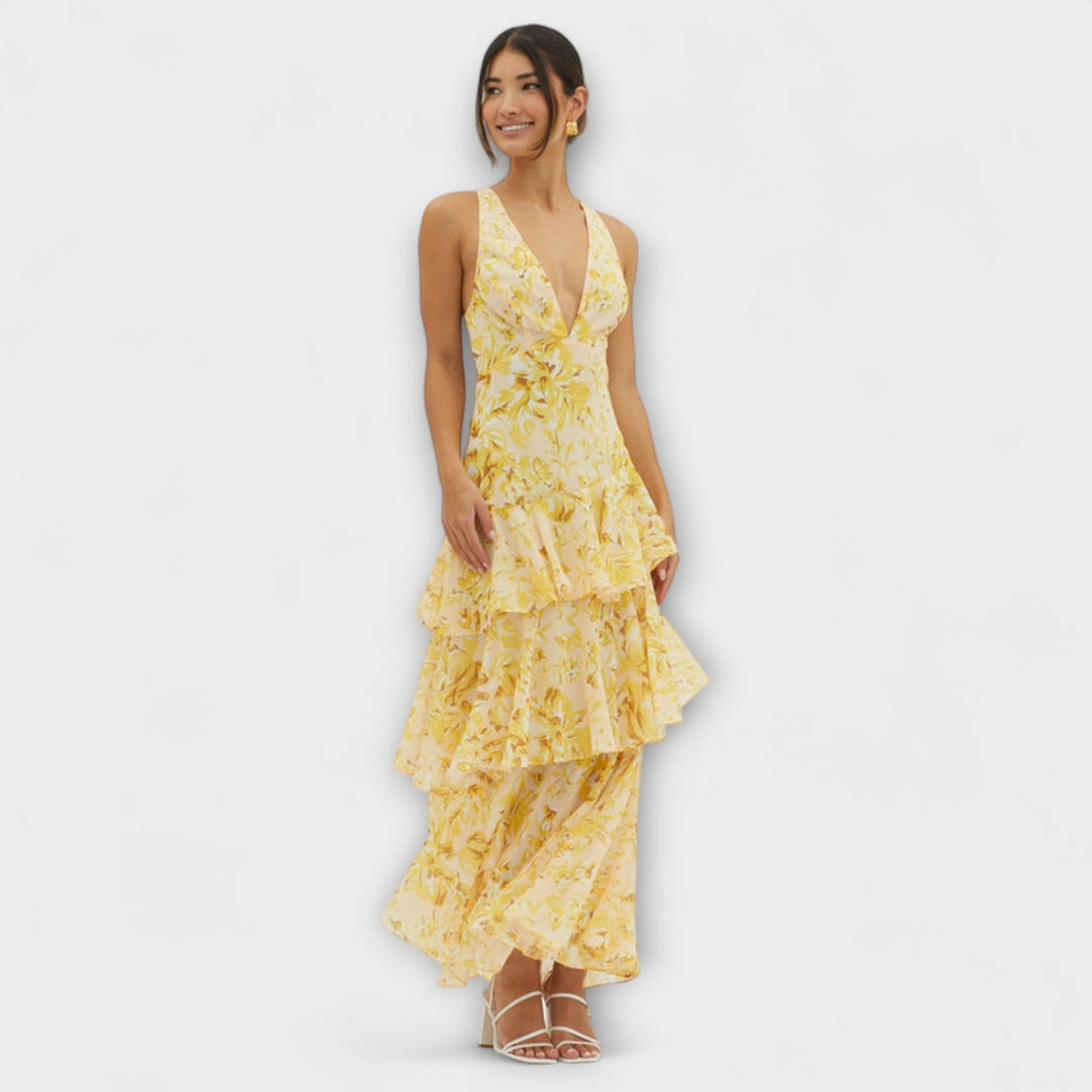 Faye - Bloom Shift Midi Kleid