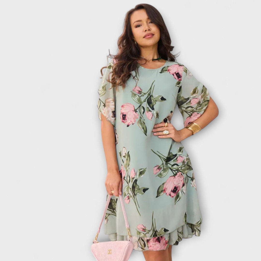 Aurora - Elegantes Chiffonkleid