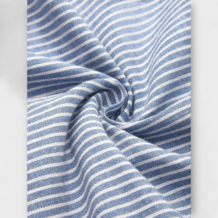 Aurora – Gestreiftes Premium-Midikleid