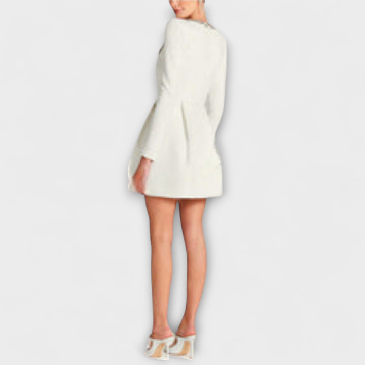 Wren - Samt-Mini-Kleid mit Juwelenverzierung